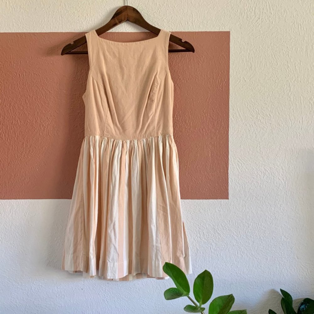 Pink Chambray American Apparel Sun Dress